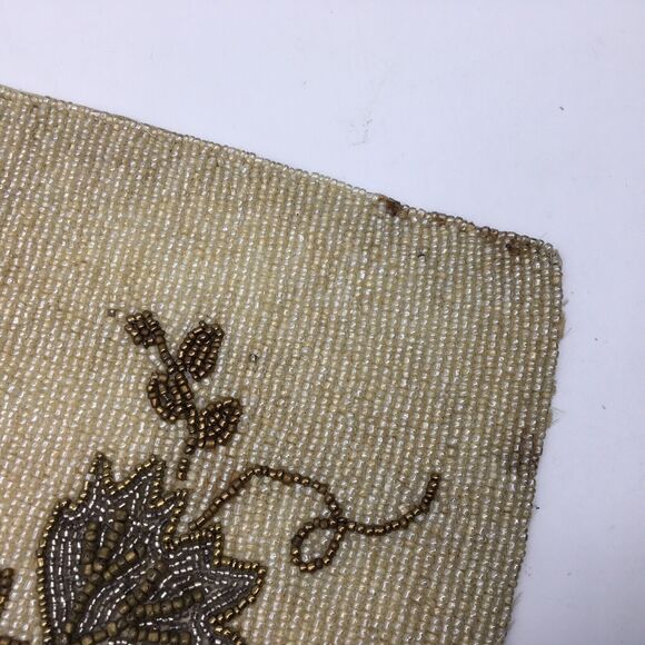 PIER 1 IMPORTS Beaded Table Runner Fall Autumn Thanksgiving 35”x13” Pumpkin Leaf - Picture 5 of 11